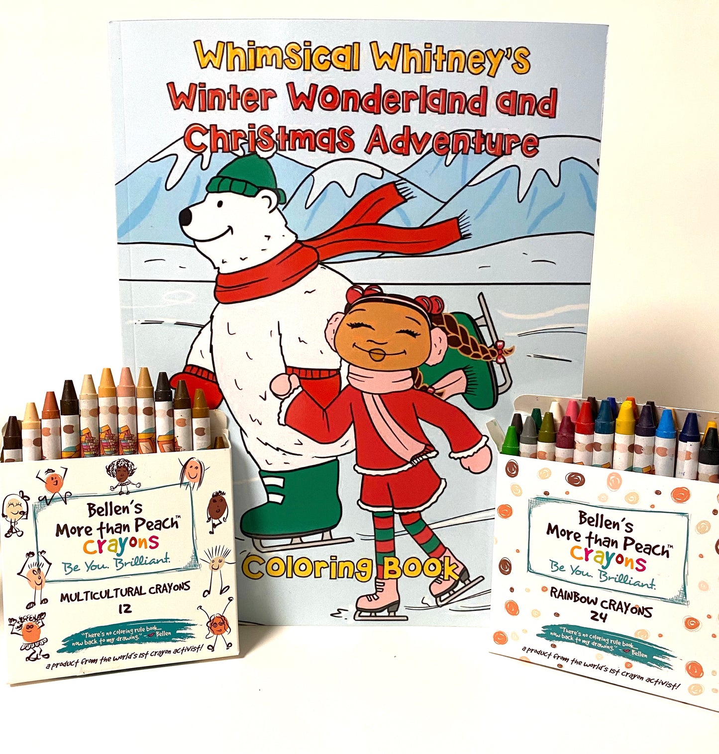 Whimsical Whitney's Winter Wonderland & Bellen's More than Peach Crayons Set