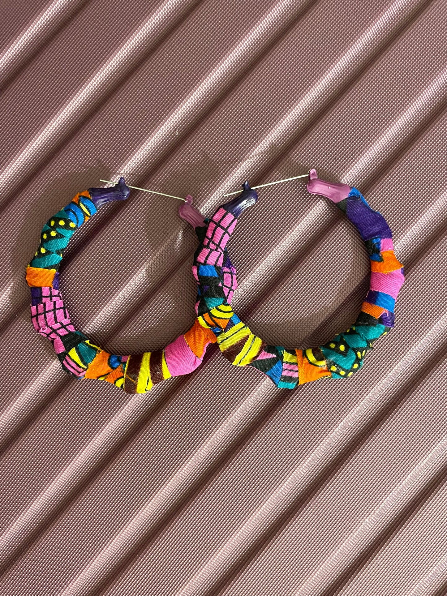Bold Ankara Hoops