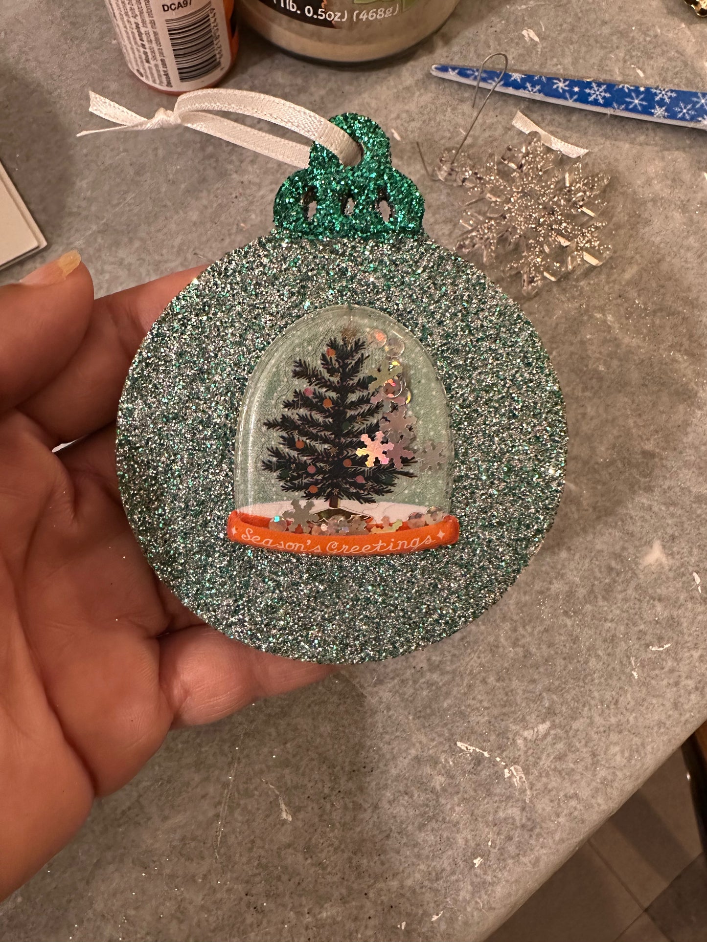 Winter Wonderland Snow Globe Ornament