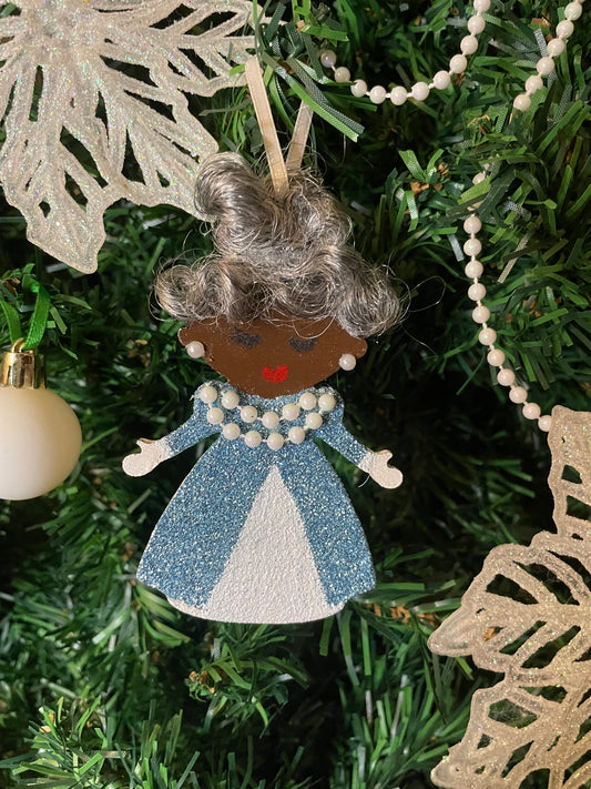 Winter Blue Mrs. Claus