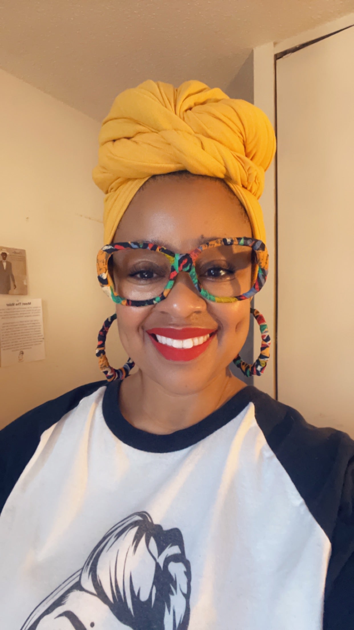 Bold Ankara Hoops *Limited Edition *