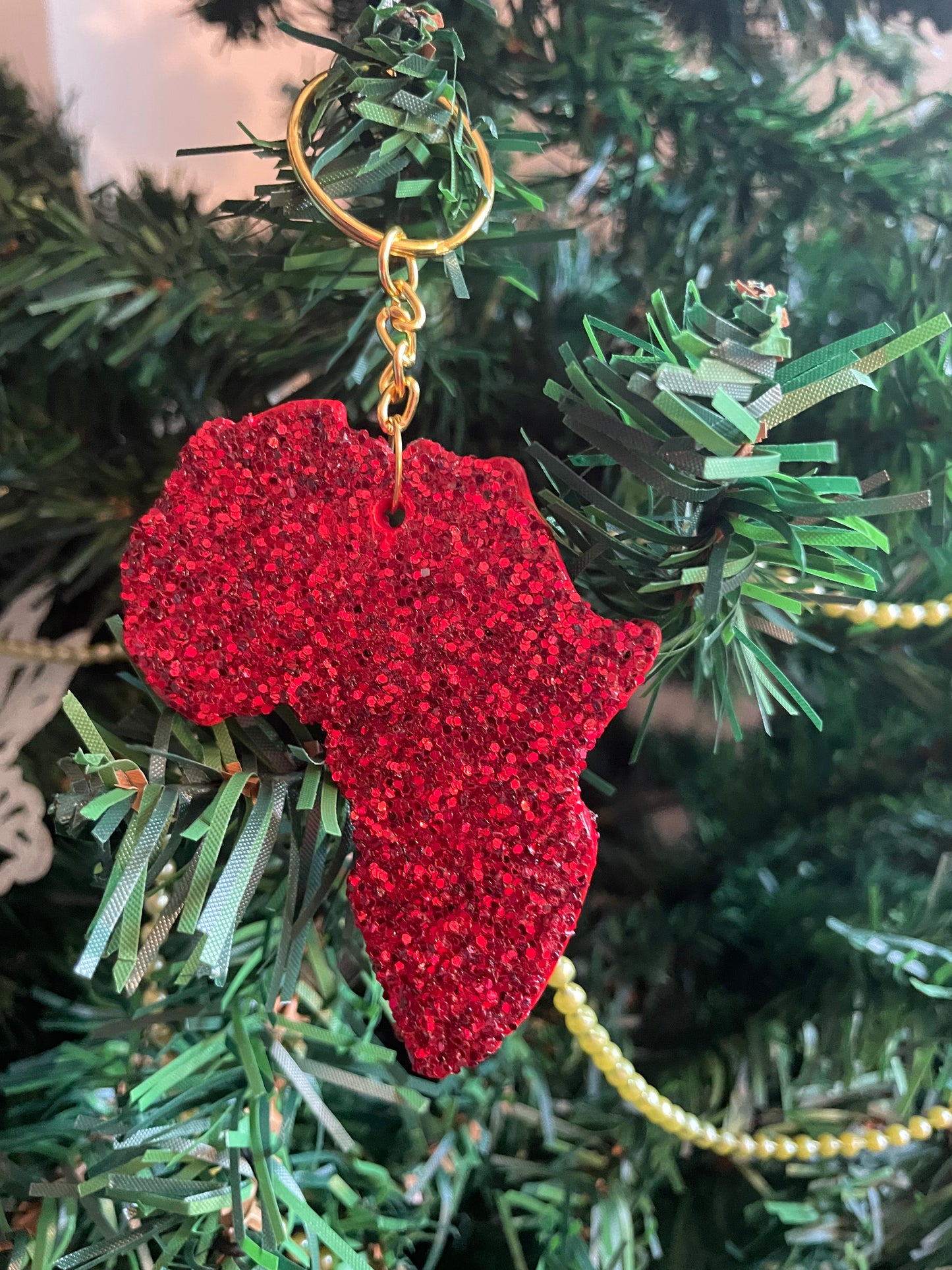 Africa Keychain Ornament Trio