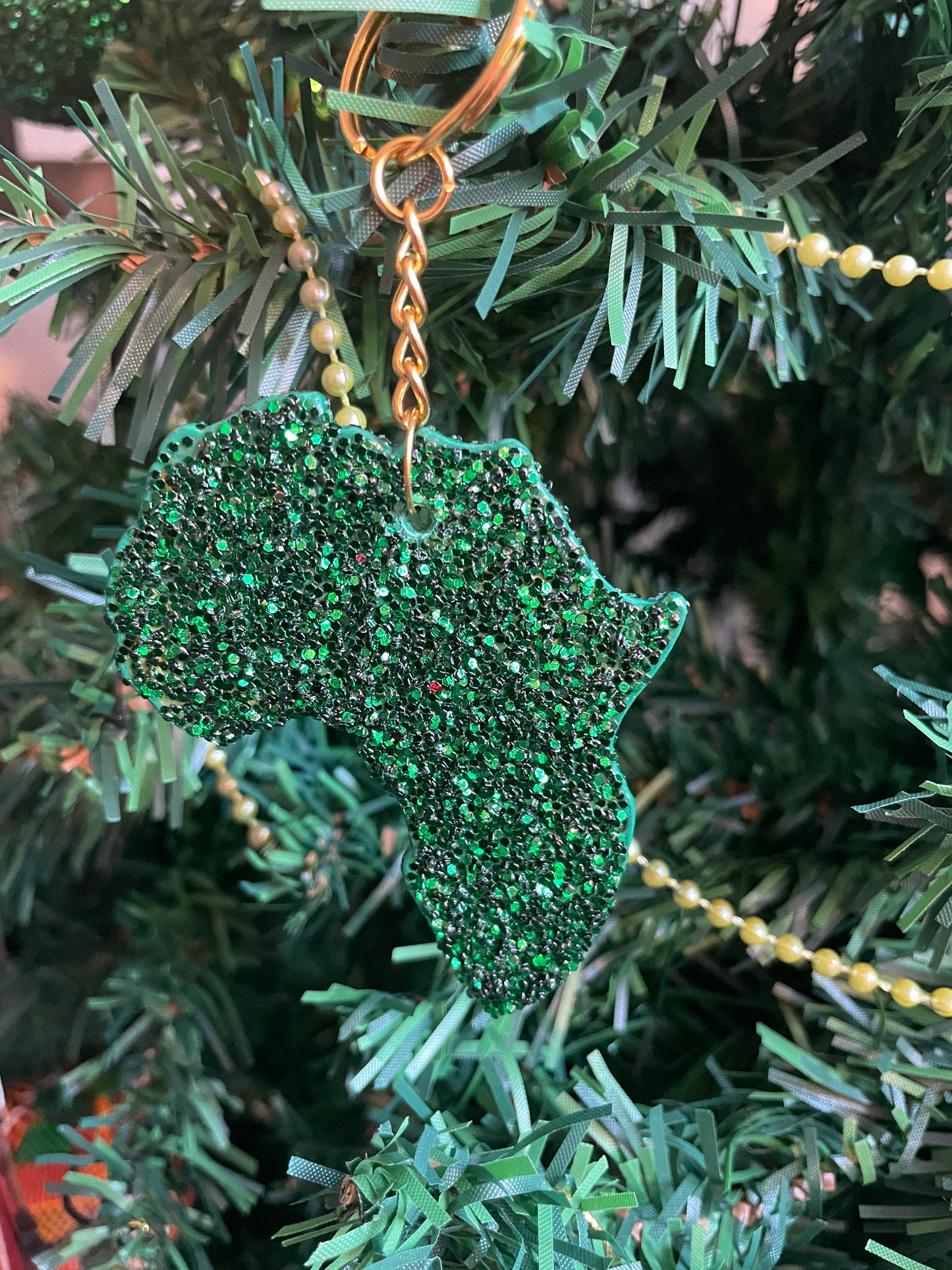 Africa Keychain Ornament Trio