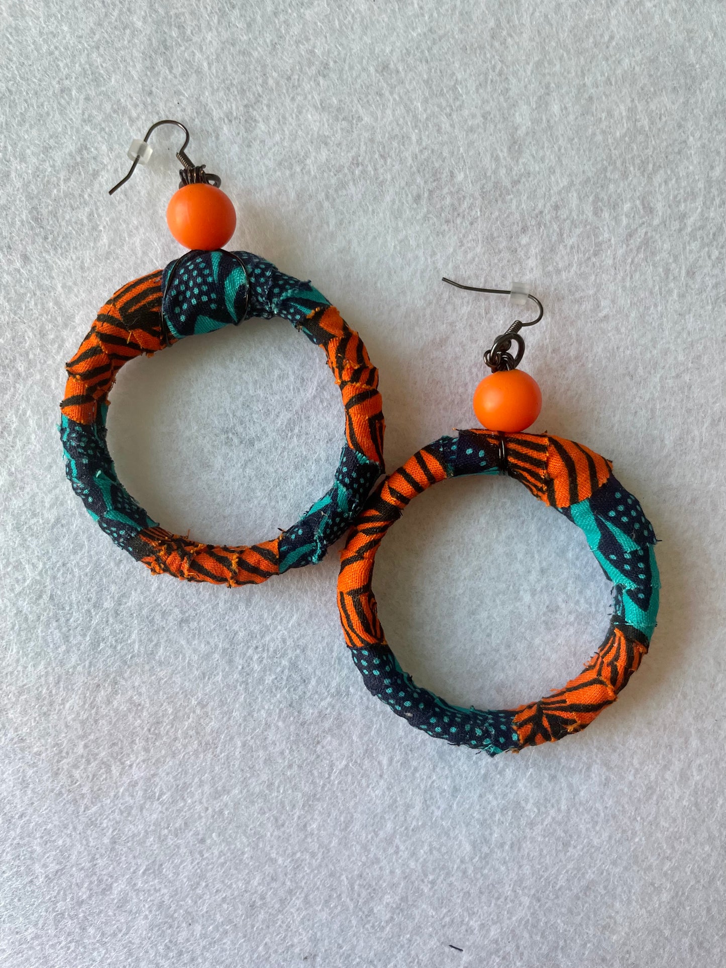 Orange & Turquoise Ankara
